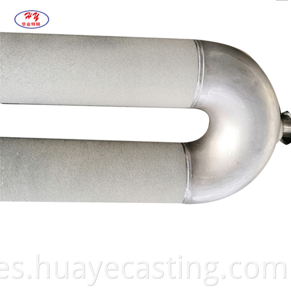 Heat Treatment Heat Resistant U Type Radiant Tube For Cal Cgl5